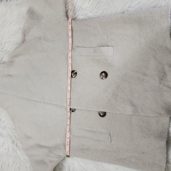 ZARA OVERSIZED BEIGE SLOUCHY CARDIGAN SIZE S TAG - Picture 5 of 7